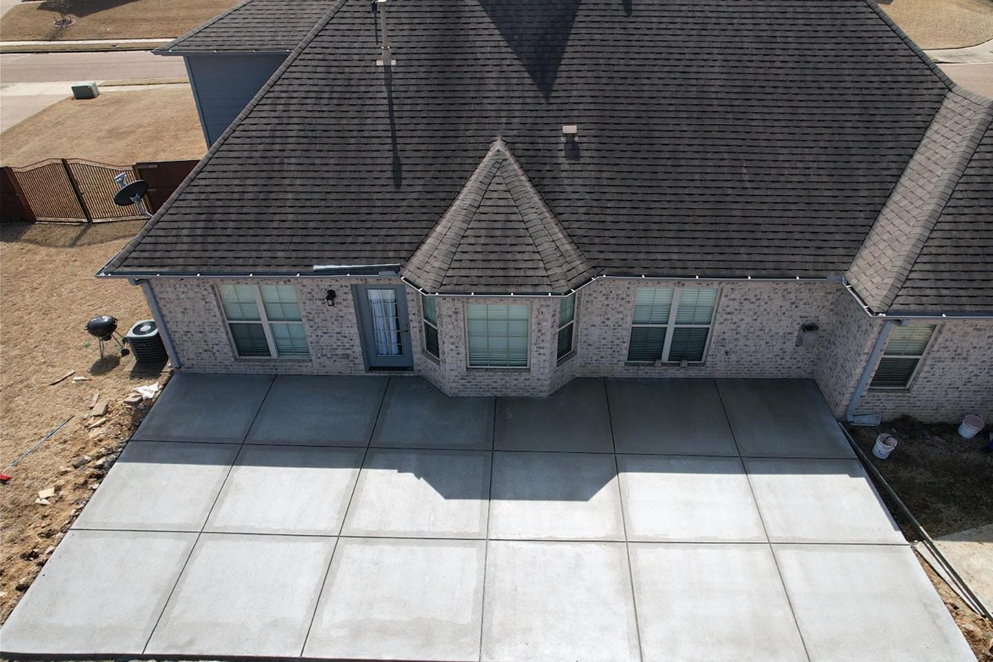 Multiple back patio installations