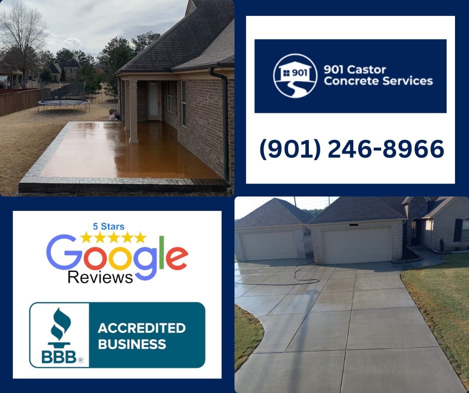 Professional concrete project