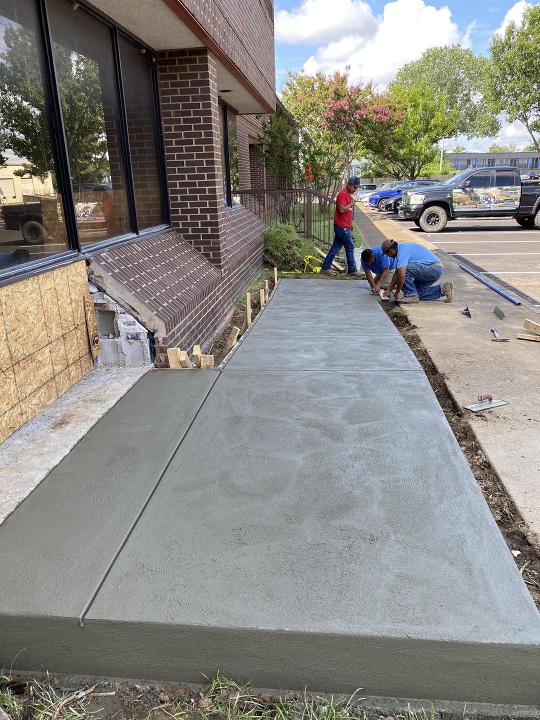Commercial concrete project